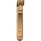 Ekena Millwork Merced Arts and Crafts Smooth Bracket w/ Offset Brace, Western Red Cedar, 5 1/2"W x 26"D x 34"H BKT0604X26X34MRC03SWR - alternate 3